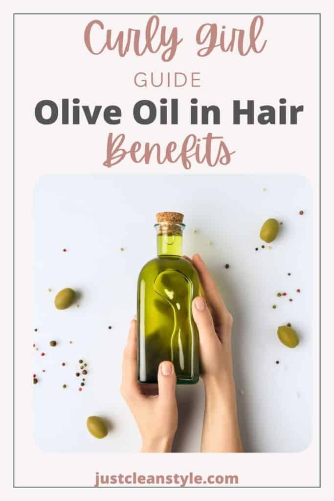 olive oil in hair