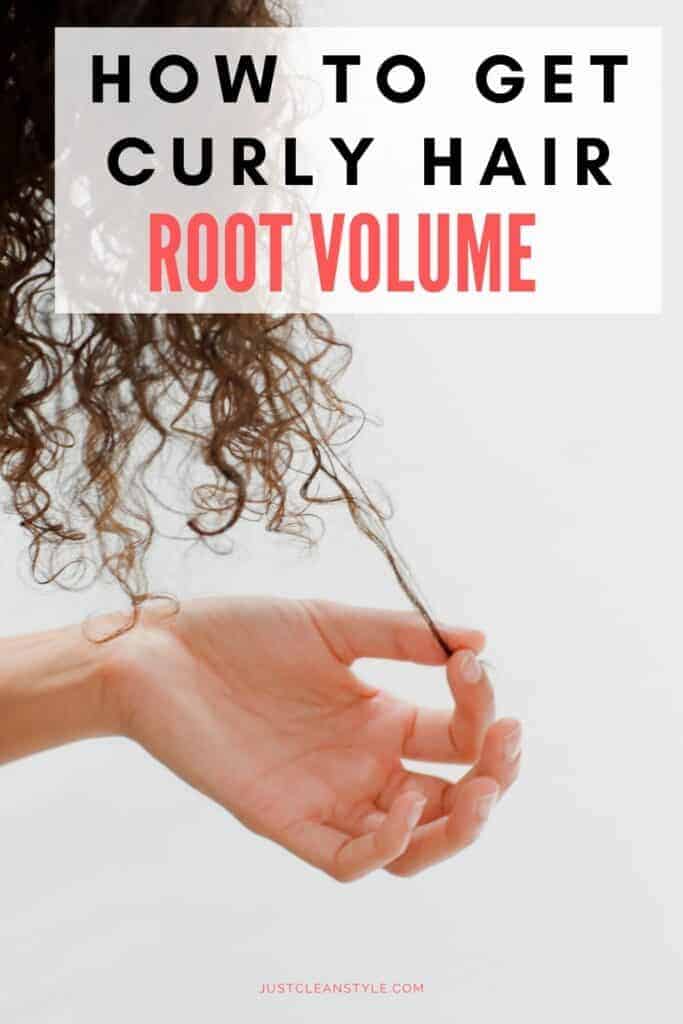 curly hair root volume