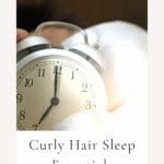 curly hair sleep essentials for travel