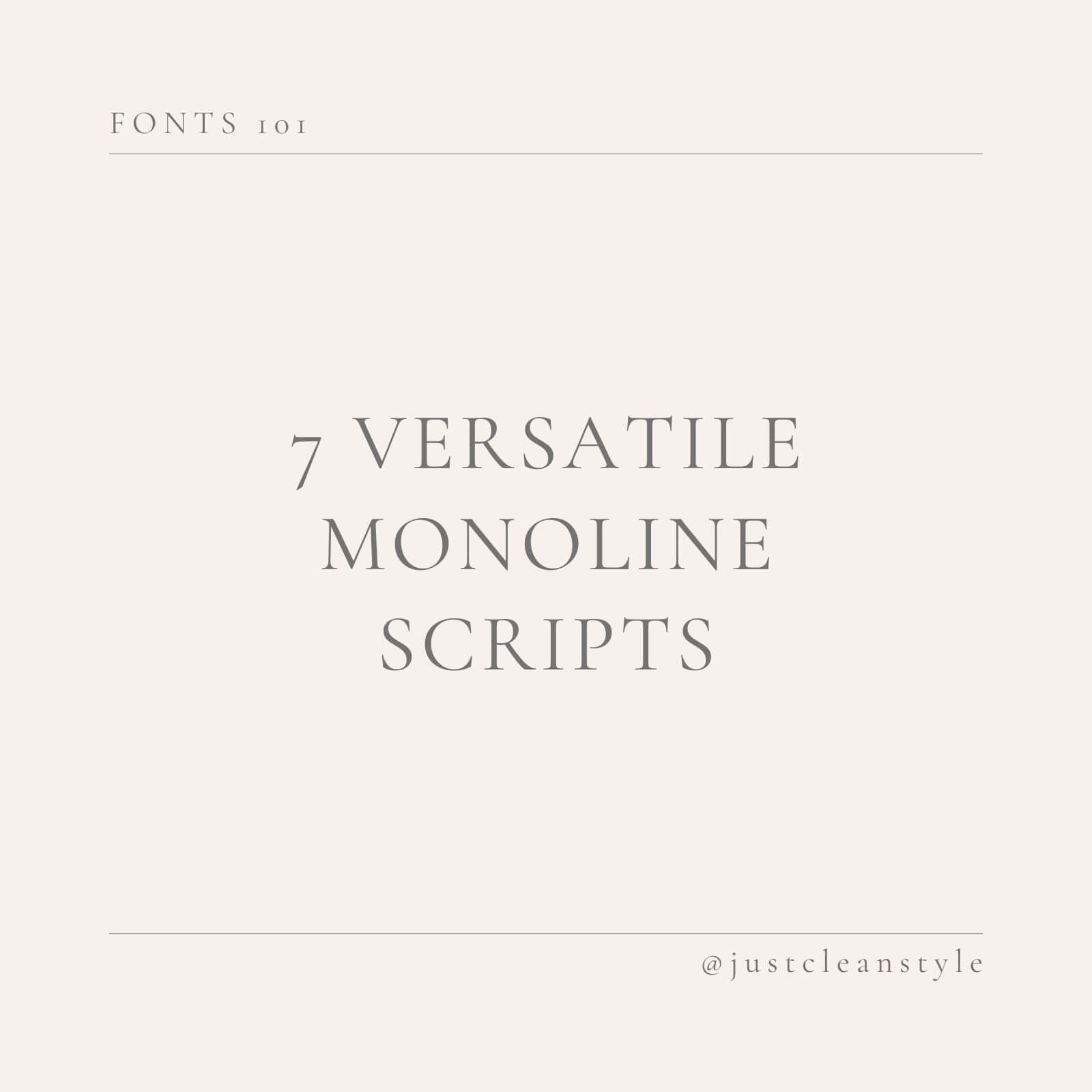 monoline script fonts best